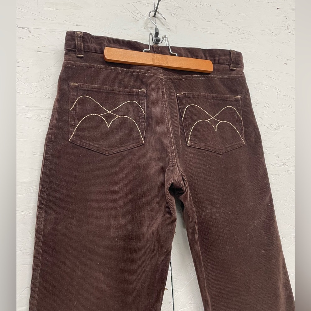 BUM Y2K Low Rise Flared Corduroy Pants, Size 10